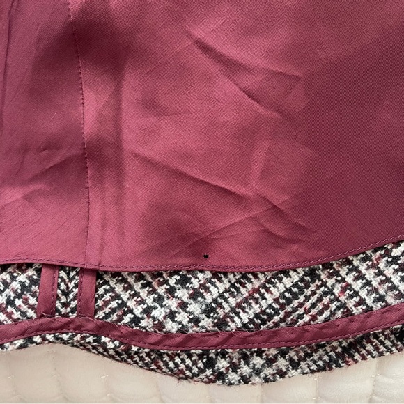 CARVEN Wool Plaid Mini Jupe With Pockets - Picture 6 of 13